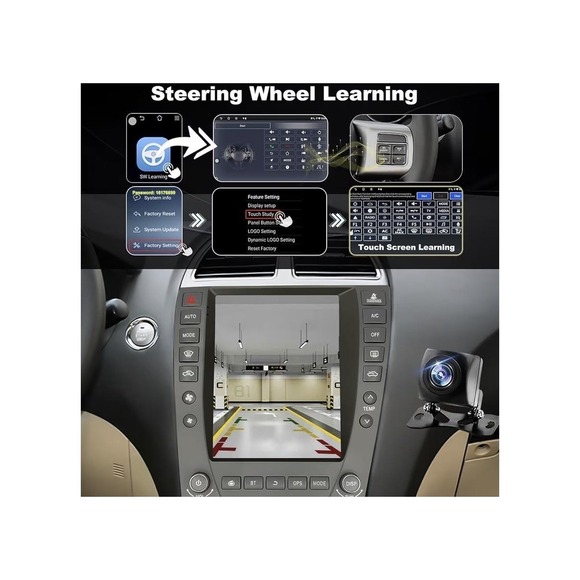 9.7" Android Car Stereo For Lexus ES240 ES300 ES350 4G+64G GPS CarPlay Auto - Picture 6 of 14